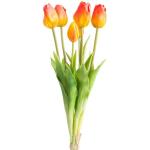 Orange Moderne Runde Künstliche Tulpen 