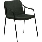 BOTO Armchair - Sage green fabric w. black legs
