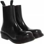 Reduzierte Schwarze BOTTEGA VENETA Ankle Boots & Klassische Stiefeletten aus Leder für Damen Größe 36 