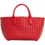 Reduzierte Rote BOTTEGA VENETA Lederhandtaschen aus Leder für Damen 