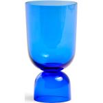 Blaue Moderne Hay Runde Vasen & Blumenvasen aus Glas 