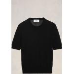 Schwarze Ami Paris Nachhaltige T-Shirts aus Bouclé für Herren Größe S 