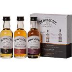 Bowmore Whisky Geschenkset Mit 12 Jahre, 15 Jahre und 18 Jahre, 3 x 50ml