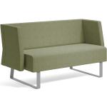 Grüne Zweisitzer-Sofas aus Stoff 2 Personen 
