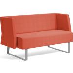 Orange Zweisitzer-Sofas aus Stoff 2 Personen 