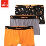 Orange Unifarbene Boxershorts für Kinder für Jungen 3-teilig 