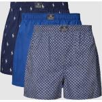 Dunkelblaue Unifarbene Ralph Lauren Polo Ralph Lauren Underwear Herrenboxershorts aus Baumwolle Größe M 