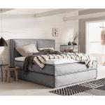 Graue KINX Betten mit Matratze aus Stoff 160x220 