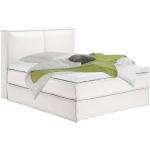 Weiße Moderne Studio Copenhagen Kinx Betten mit Matratze aus Stoff 160x220 