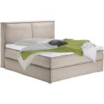 Beige KINX Betten mit Matratze aus Stoff 180x220 