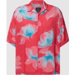 Korallenrote Kurzärmelige Armani Exchange Kentkragen Hemden mit Kent-Kragen für Herren Größe L 