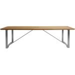 Silberne Moderne Lounge Tische aus Teakholz Breite 100-150cm, Höhe 100-150cm, Tiefe 50-100cm 