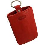Rote Damenschlüsseletuis & Damenschlüsseltaschen aus Leder klein 