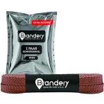 Brandery laces(75x7, mid brown)