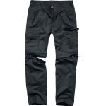 Schwarze Brandit Baggy-Shorts mit Reißverschluss für Herren Größe 5 XL 