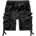 Reduzierte Schwarze Brandit Cargo-Shorts aus Baumwolle für Herren Größe 5 XL für den für den Sommer 