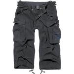 Schwarze Brandit Industry Cargo-Shorts aus Baumwolle für Herren Größe XL 
