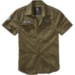 Brandit Luis Vintage Shirt Short Sleeve oliv, Größe 3XL, Herren, Baumwolle