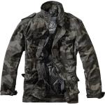 Gesteppte Casual Brandit M-65 Herrenfieldjackets & Herrenfeldjacken mit Reißverschluss aus Polyester mit Kapuze Größe 7 XL 