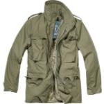 Olivgrüne Gesteppte Brandit M-65 Herrenfieldjackets & Herrenfeldjacken mit Reißverschluss aus Polyester mit Kapuze Größe 6 XL 