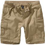 Kamelbraune Vintage Brandit Vintage Cargo-Shorts aus Baumwolle für Herren Größe S für den für den Sommer 