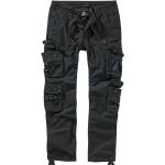 Schwarze Brandit Slim Fit Jeans aus Denim für Herren Größe 5 XL 