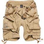 Beige Vintage Brandit Vintage Cargo-Shorts für Herren Größe 3 XL für den für den Sommer 
