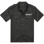 Schwarze Kurzärmelige Shirts mit Tasche aus Polyester für Herren Größe 6 XL 