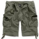 Olivgrüne Brandit Urban Legend Cargo-Shorts & kurze Cargohosen mit Reißverschluss aus Baumwolle für Herren Größe 7 XL 