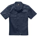 Marineblaue Kurzärmelige Brandit Herrenkurzarmhemden aus Polyester Größe 7 XL 