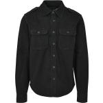 Schwarze Vintage Langärmelige Brandit Vintage Shirts mit Tasche für Herren Größe 3 XL 