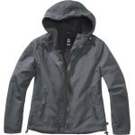 Brandit Windbreaker Frontzip Damen Jacke, schwarz-grau, Größe 4XL