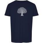 Mitternachtsblaue Ethno Brandless Bio Nachhaltige Rundhals-Ausschnitt T-Shirts aus Jersey für Herren Größe XXL 