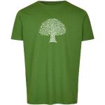 Grüne Ethno Brandless Bio Nachhaltige Rundhals-Ausschnitt T-Shirts aus Jersey für Herren Größe L 