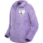 Lila Atmungsaktive Die Eiskönigin Stehkragen Fleecejacken für Kinder mit Reißverschluss aus Fleece Größe 98 