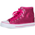 Pinke Pailletten-Sneaker mit Pailletten für Kinder Größe 33 