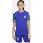 Brasilien 2022/23 Stadium Away Nike Dri-FIT Fußballtrikot für ältere Kinder - Blau