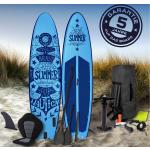 BRAST SUP Board Stand up Paddle Summer - 320x81x15cm aufblasbar Kick-Pad 140kg