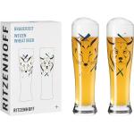 Ritzenhoff Weizenbiergläser mit Fuchs-Motiv aus Glas 
