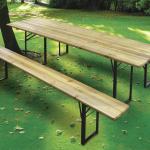 Reduzierte Gartenmöbel Holz lackiert aus Holz Breite 150-200cm, Höhe 200-250cm, Tiefe 50-100cm 