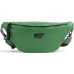 Grüne Braun Büffel Bodybags aus Leder für Damen 