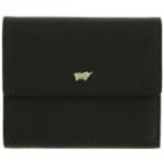 Schwarze Unifarbene Braun Büffel Damengeldbörsen & Damengeldbeutel aus Kunstleder mit RFID-Schutz 