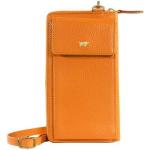 Orange Braun Büffel Damengeldbörsen & Damengeldbeutel mit Reißverschluss mit RFID-Schutz 