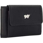 Schwarze Braun Büffel Golf Mini Geldbörsen aus Büffelleder für Herren klein 