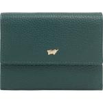 Grüne Unifarbene Braun Büffel Damengeldbörsen & Damengeldbeutel aus Büffelleder 