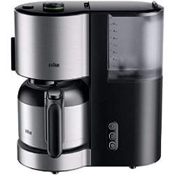 Braun Household Kaffeemaschine KF 5105 BK – IDCollection Filterkaffeemaschine, mit AromaSelect & 10 Tassen Thermoskanne, perfekter Genuss, 1000 Watt, Schwarz/Edelstahl
