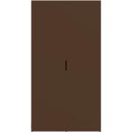 Braune Pickawood Schwebetürenschränke lackiert aus MDF mit Schublade Breite 100-150cm, Höhe 200-250cm, Tiefe 50-100cm 