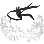 Silberner Brauthaarschmuck mit Perlen aus Silber mit Strass für Damen für die Braut 
