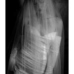 V-Ausschnitt Brautkleider mit Schleppe & Hochzeitskleider mit Schleppe  aus Satin enganliegend für Damen für die Braut 