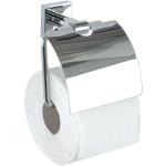 Silberne Bravat Toilettenpapierhalter & WC Rollenhalter  aus Chrom 